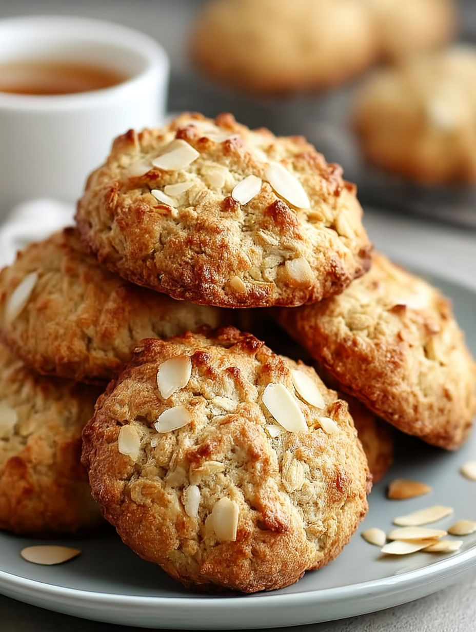 Gesunde Zuckerfreie Kokos Haferkekse image 2