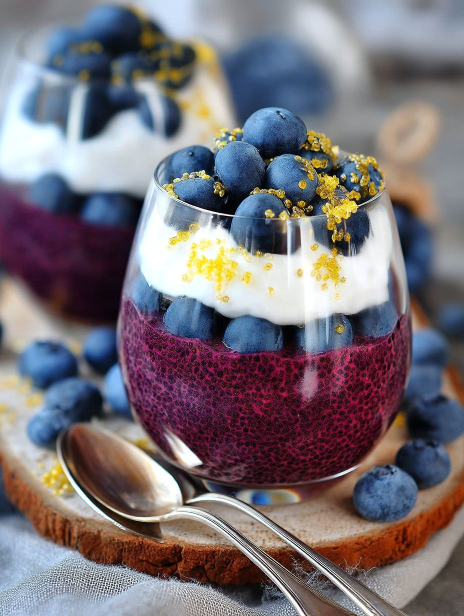 Gesunder Blaubeer-Chia-Pudding image 2
