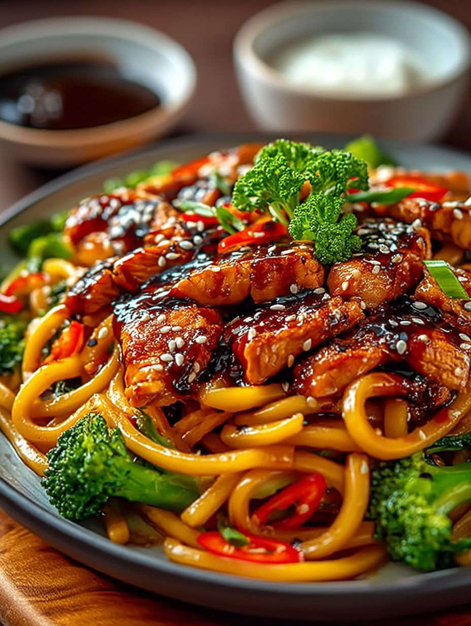 Hähnchen Teriyaki Nudeln image 2