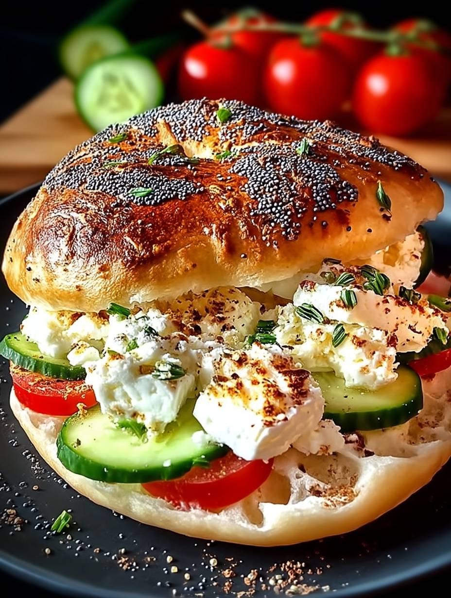 Heißer Schafskäse im Fladenbrot image 2