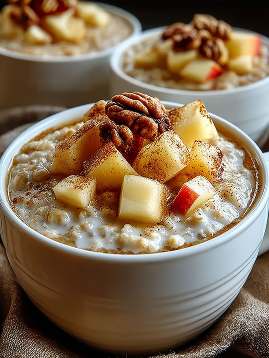 Herbstlicher Apfel-Zimt-Haferbrei image 2