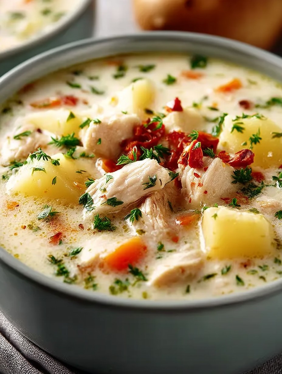 Herzhafte Hühner-Kartoffelsuppe image 2