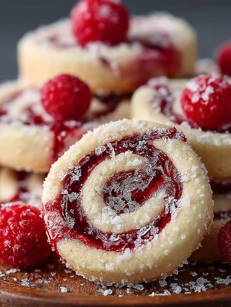 Himbeer-Wirbel Shortbread Kekse image 2