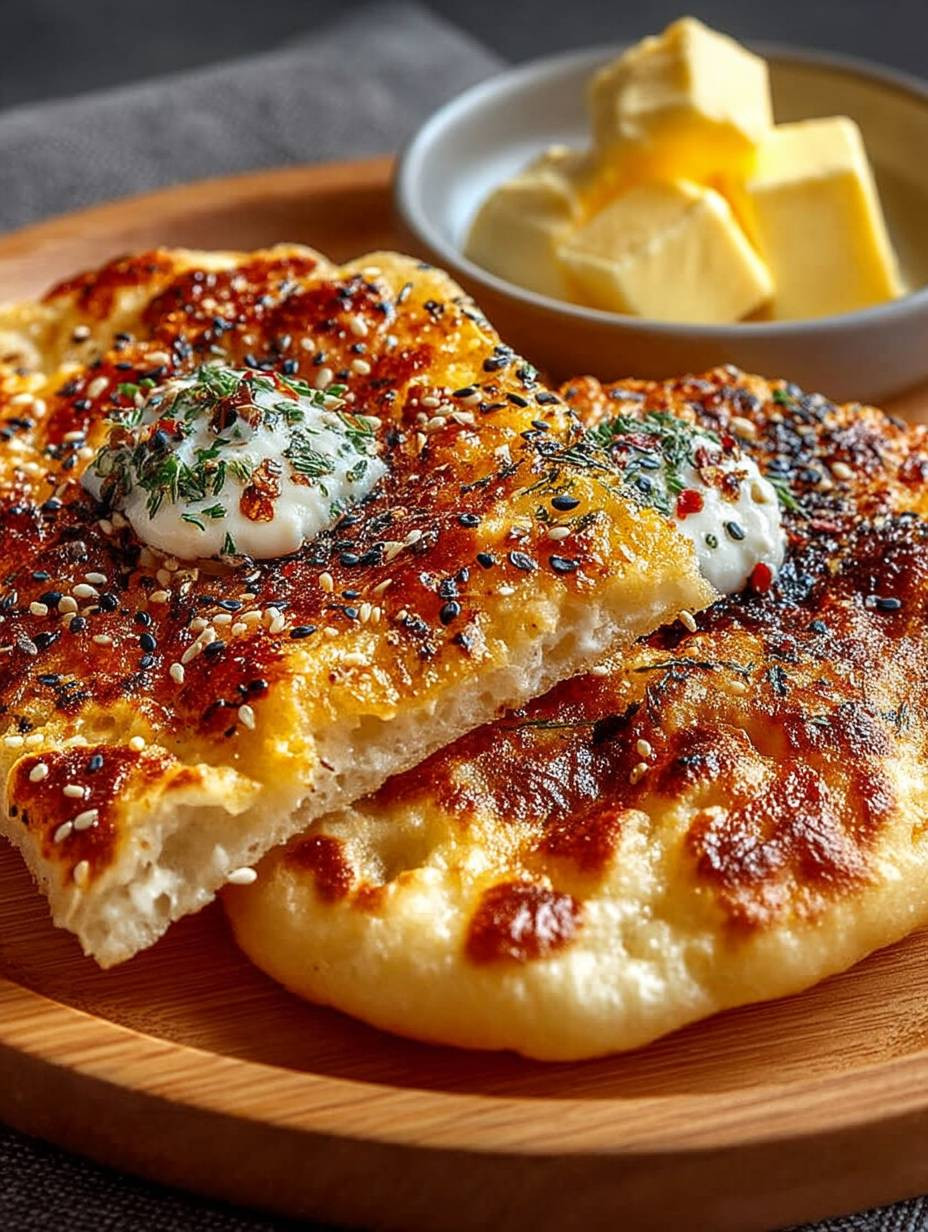 Keto Hüttenkäse-Fladenbrot image 2