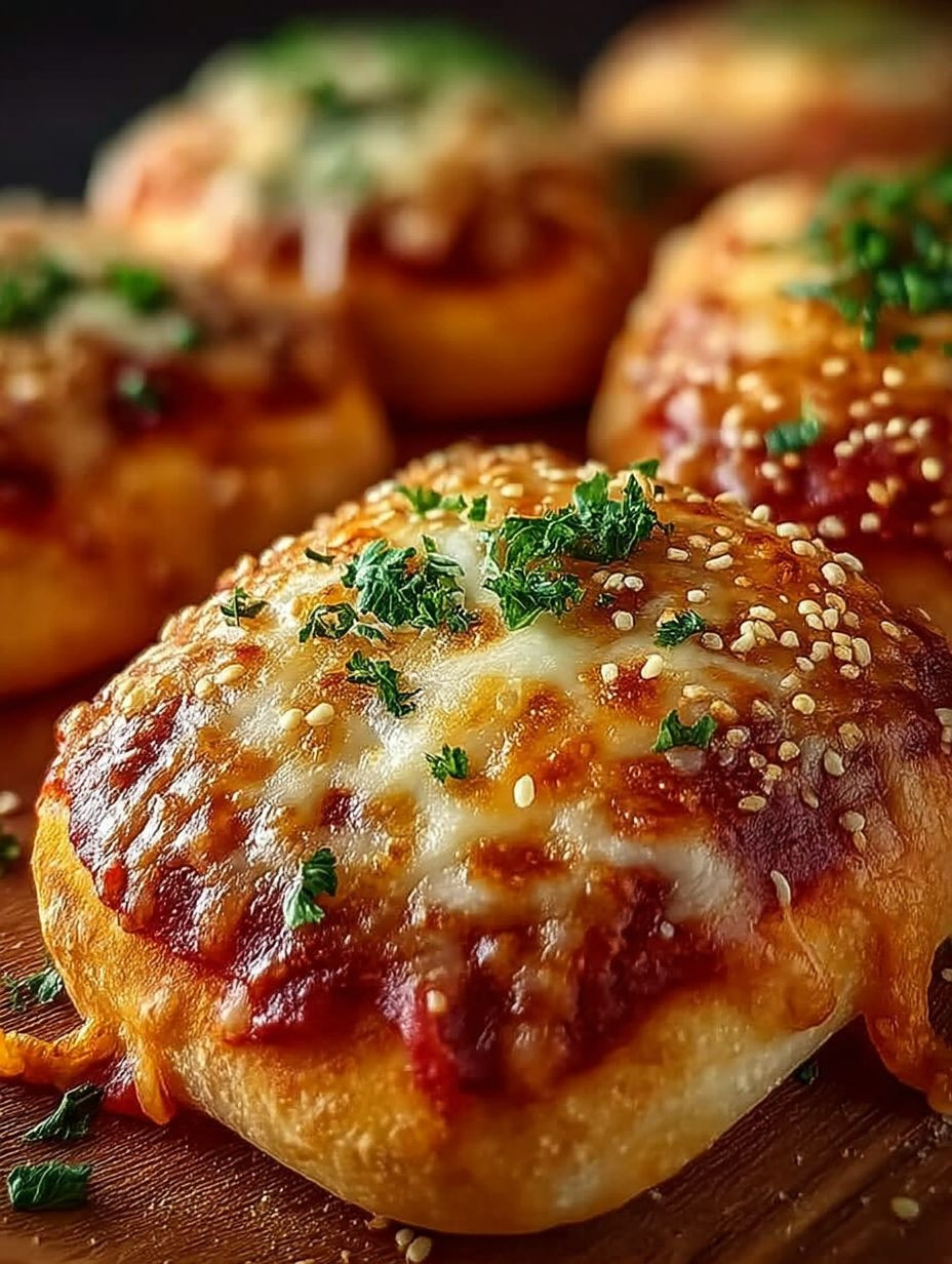 Köstliche Pizzabrötchen im Airfryer image 2