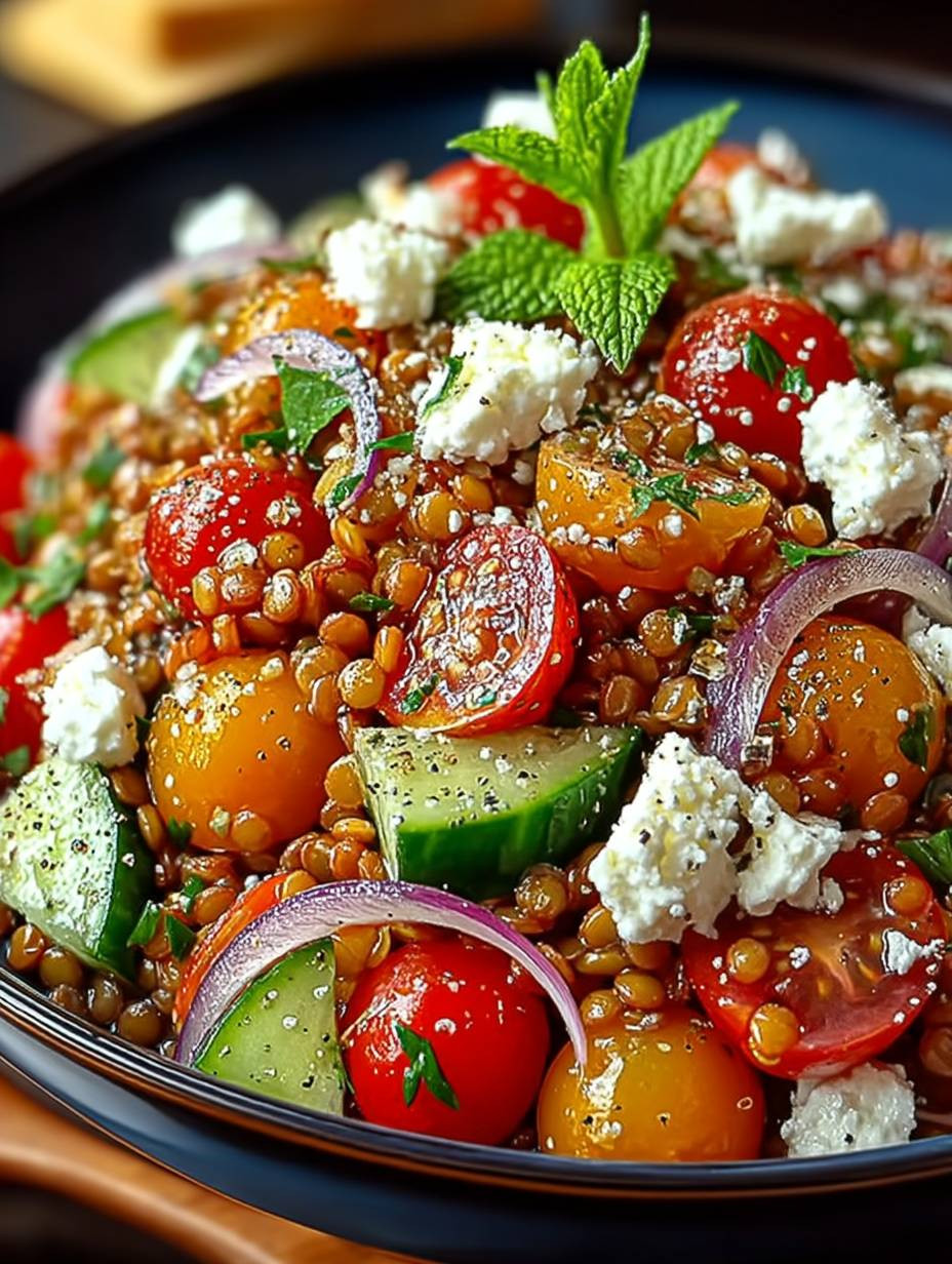 LINSEN FETA SALAT LECKER image 2