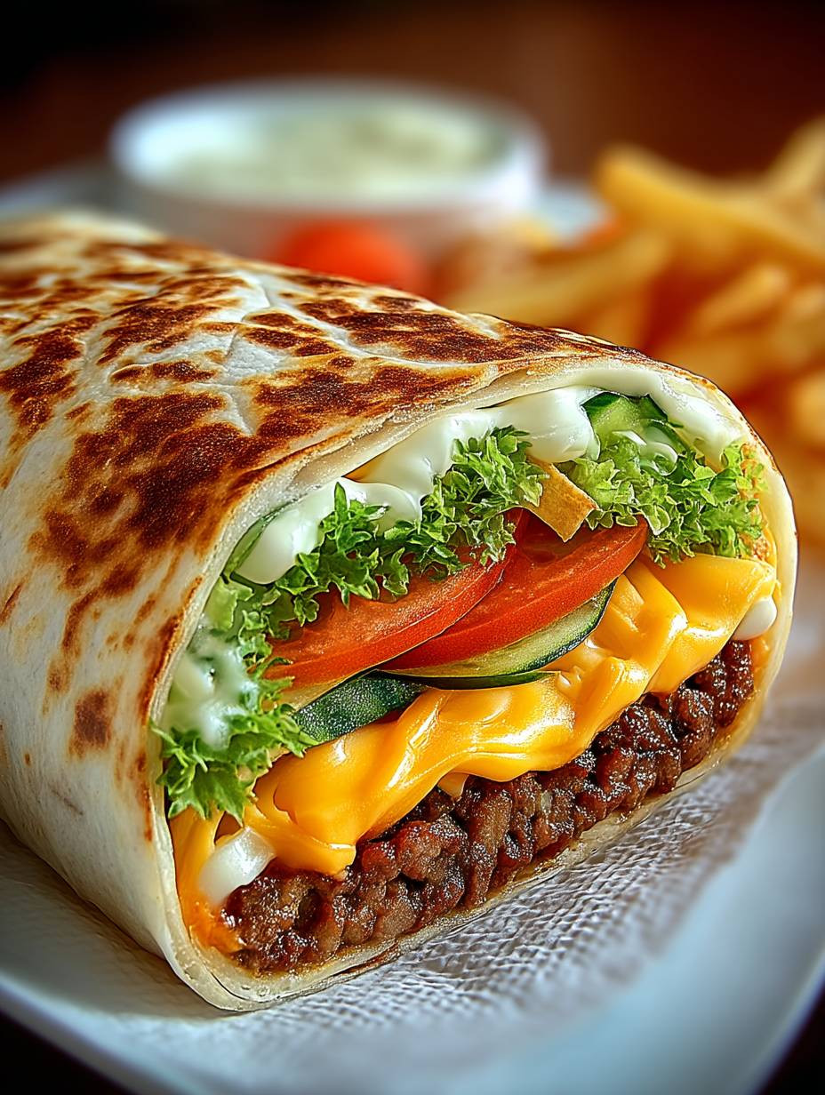 Low Carb Big Mac Rolle image 2