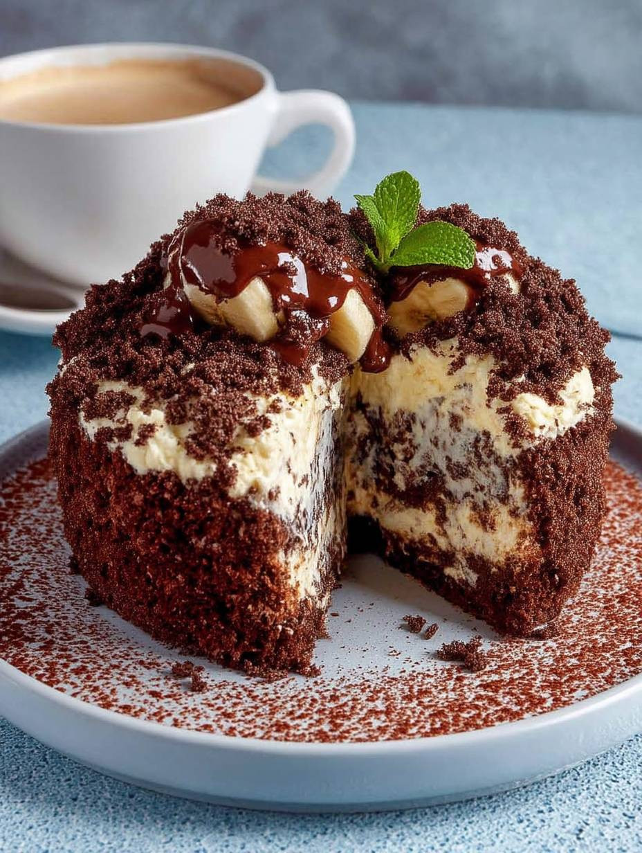 MAULWURFKUCHEN Rezept mit Bananen image 2