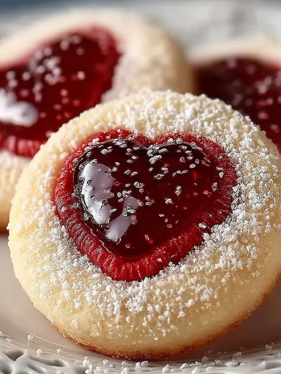 Marzipan Himbeer Plätzchen image 2