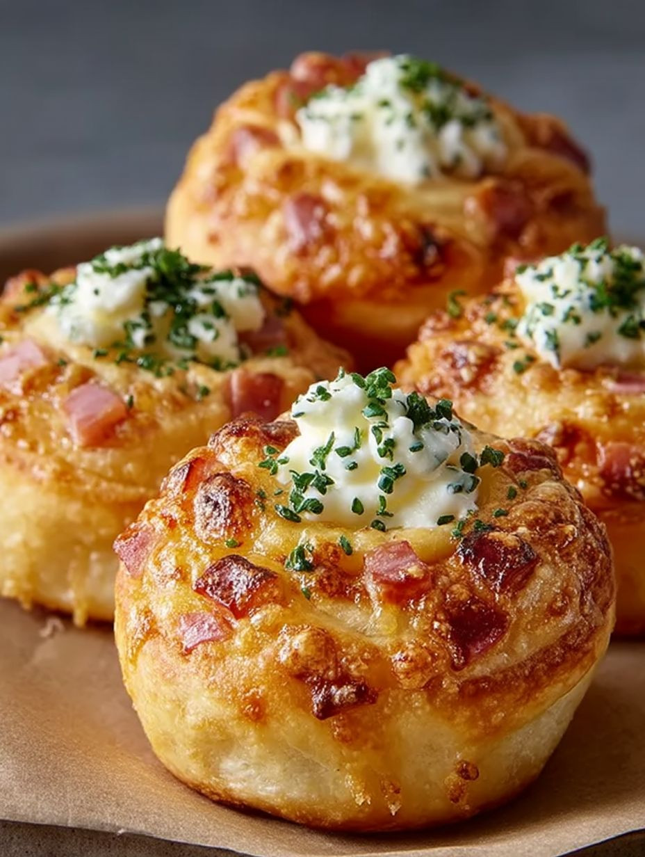 Pizzabrötchen mit Crème Fraîche image 2