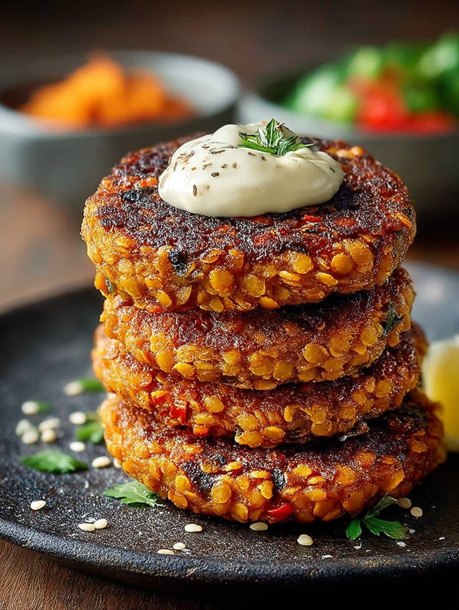 Rote Linsen Bratlinge image 2