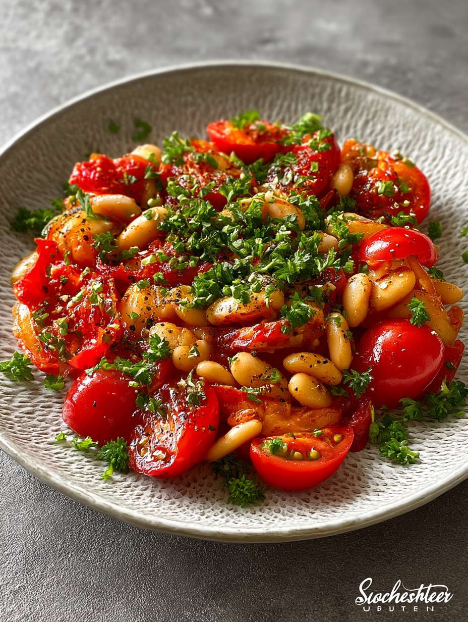 Tomatensalat mit weißen Bohnen image 2