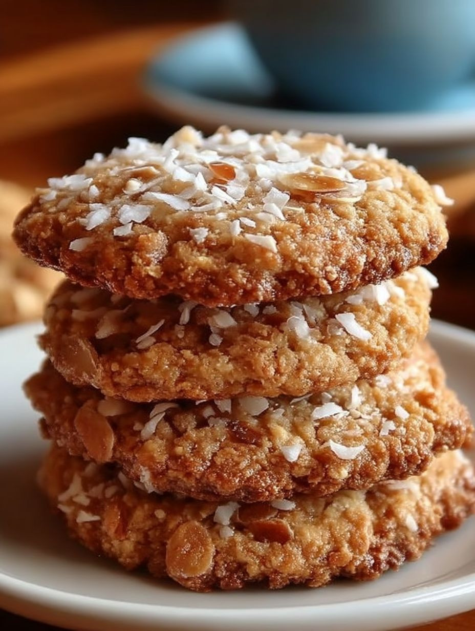 Zuckerfreie Kokos-Hafer-Kekse image 2