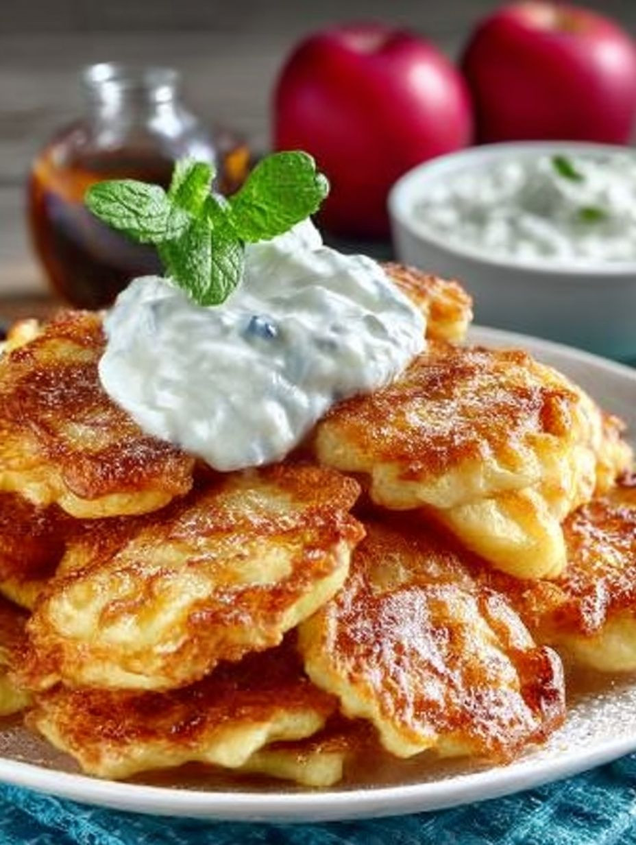 Apfelküchle mit Quark image 2