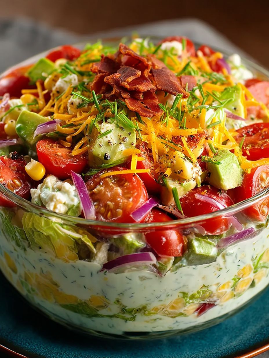 Bestes Über Nacht Salat Rezept image 2