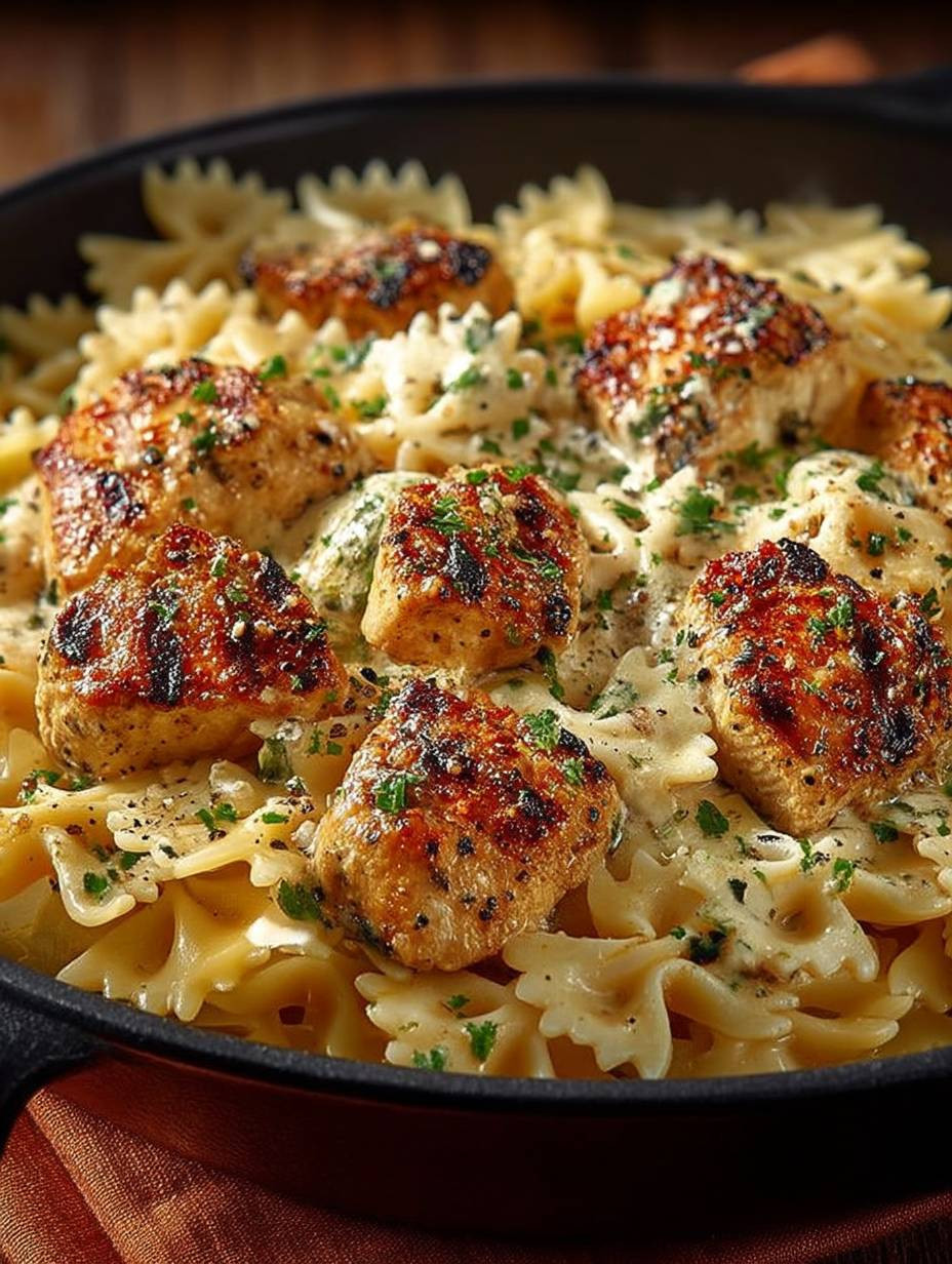 CREMIGE HÄHNCHEN-FARFALLE-PFANNE image 2