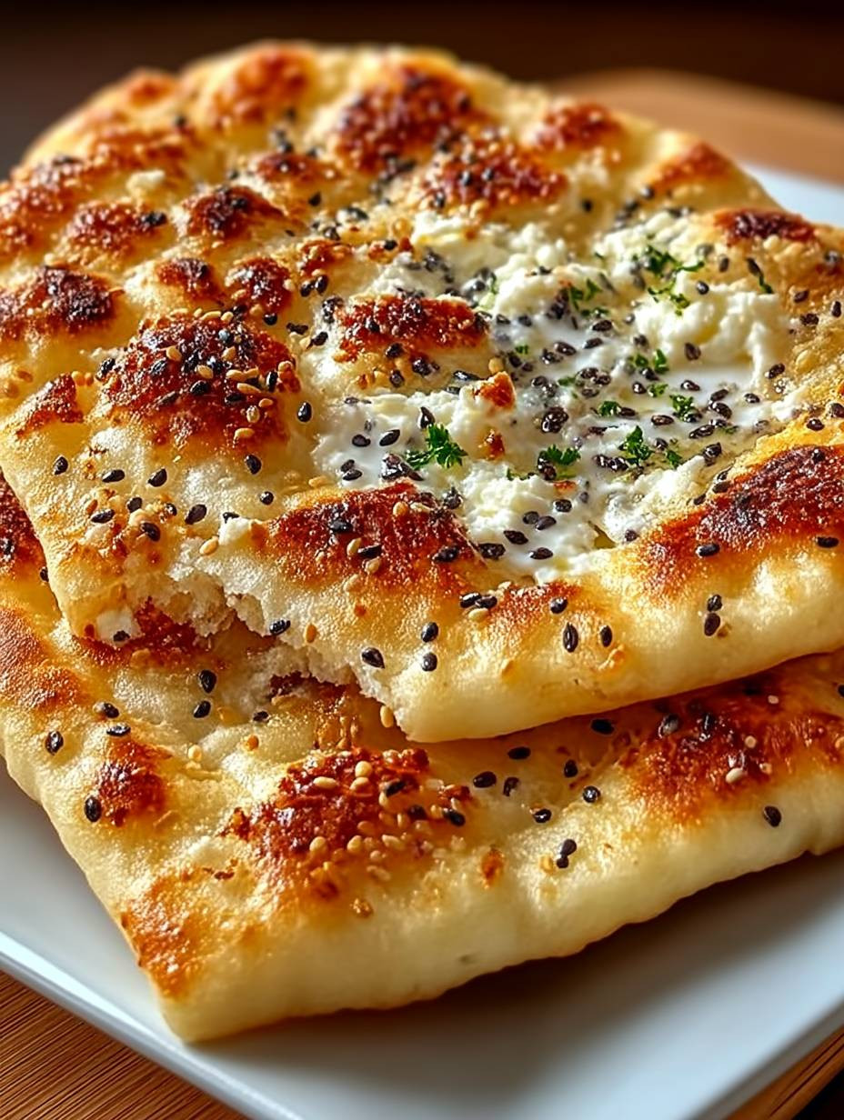 Cozy Keto Hüttenkäse Fladenbrot image 2