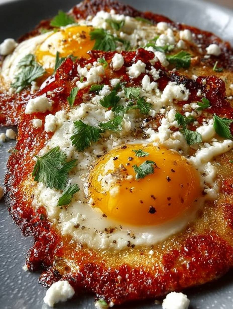 Crispy Feta Fried Eggs image 2