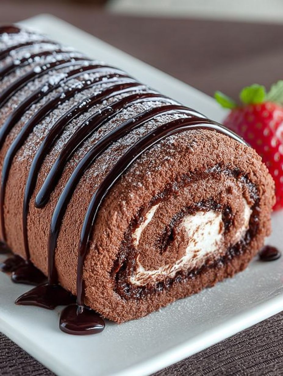 Die einfachste Schokoladenrolle image 2