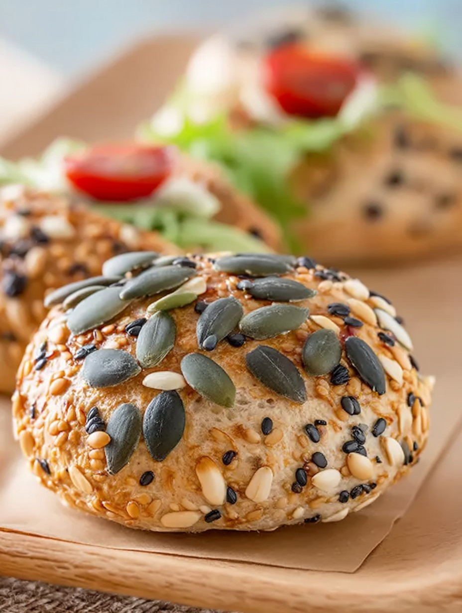 FITNESSBRÖTCHEN OHNE KOHLENHYDRATE Das leckerste Rezept image 2