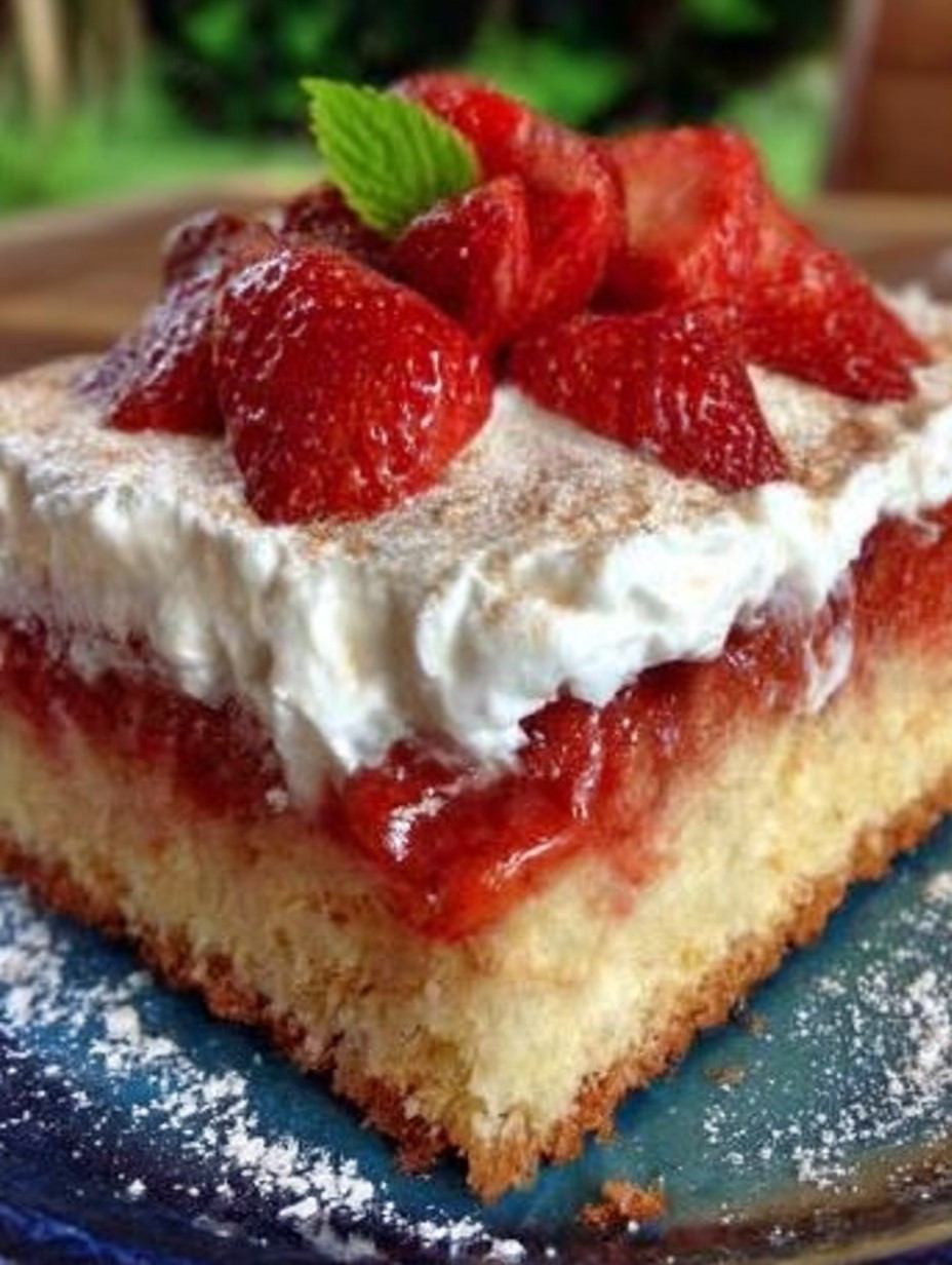 Fanta Kuchen mit Erdbeeren image 2