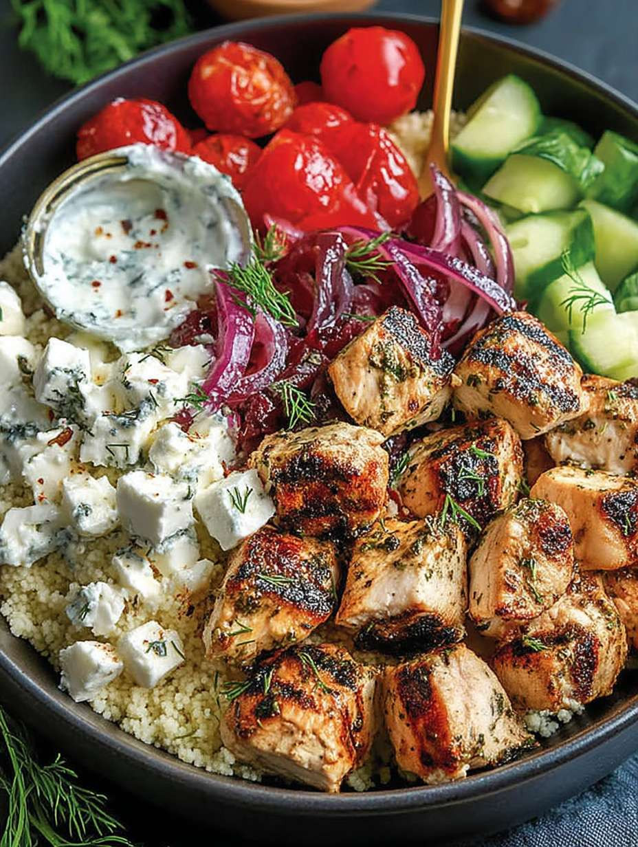 Griechische Hähnchen-Bowl mit Feta & Couscous image 2