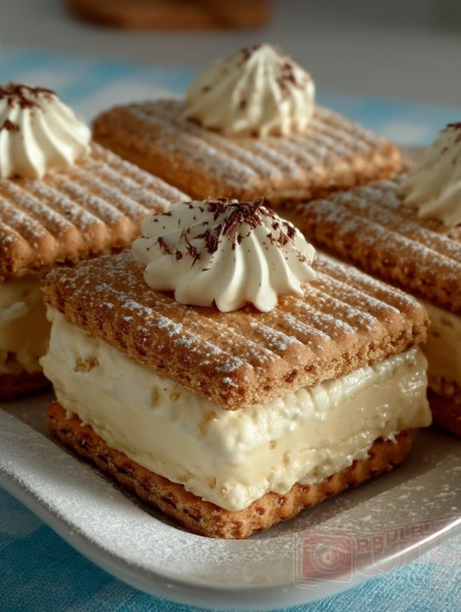 Kekskuchen mit Vanillecreme image 2