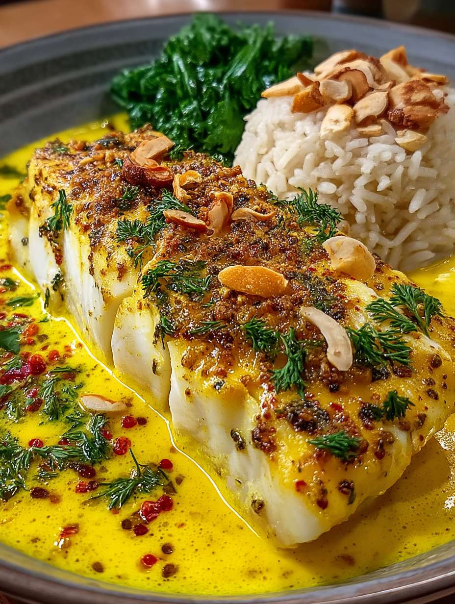 Köstlicher Fischfilet in Kurkuma-Senfsoße: Ein Genuss für den Gaumen! image 2