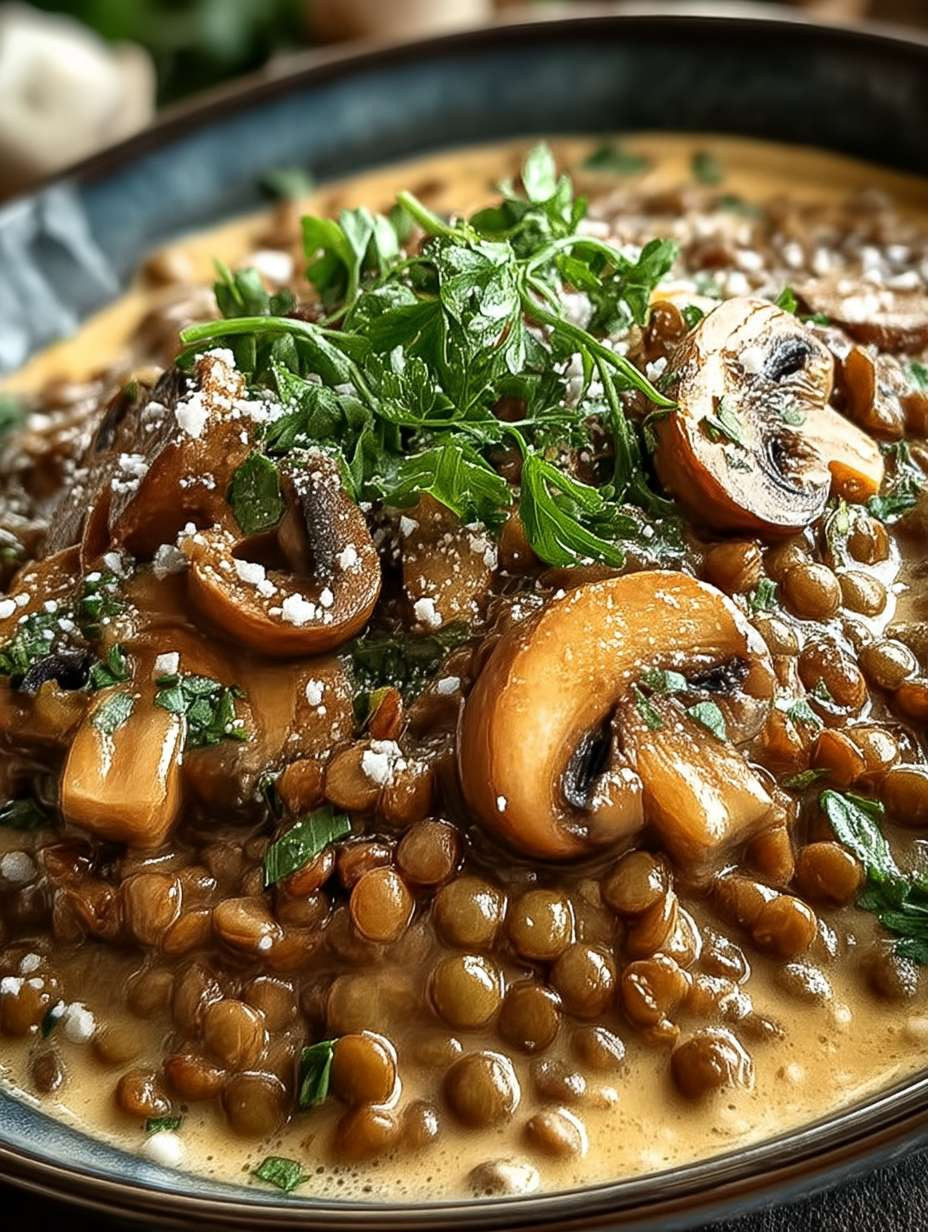 Linsen-Pilz-Stroganoff image 2