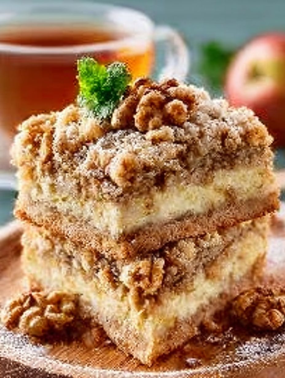 Low Carb Apfel-Walnuss-Streuselkuchen image 2