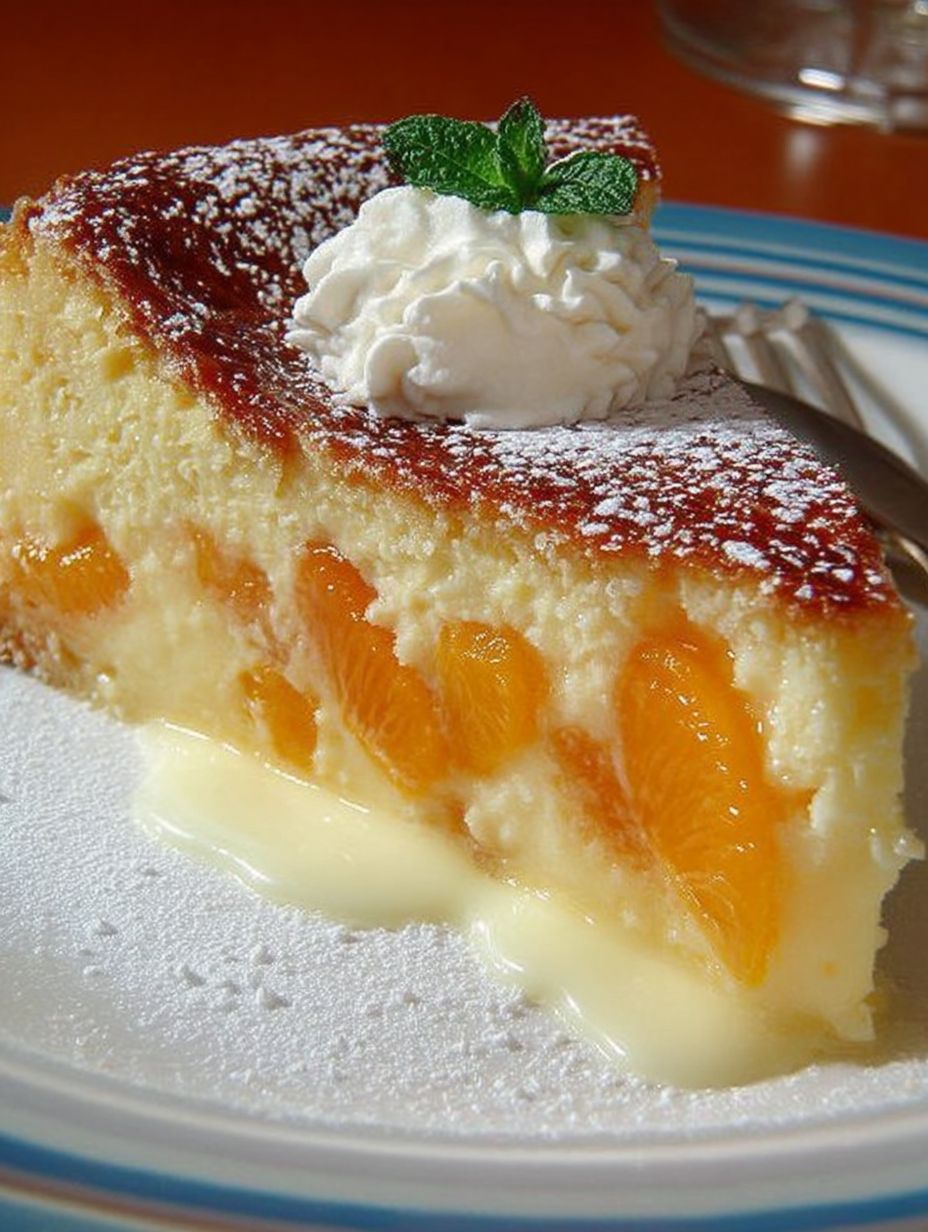 Mandarinen Schmand Pudding Kuchen image 2