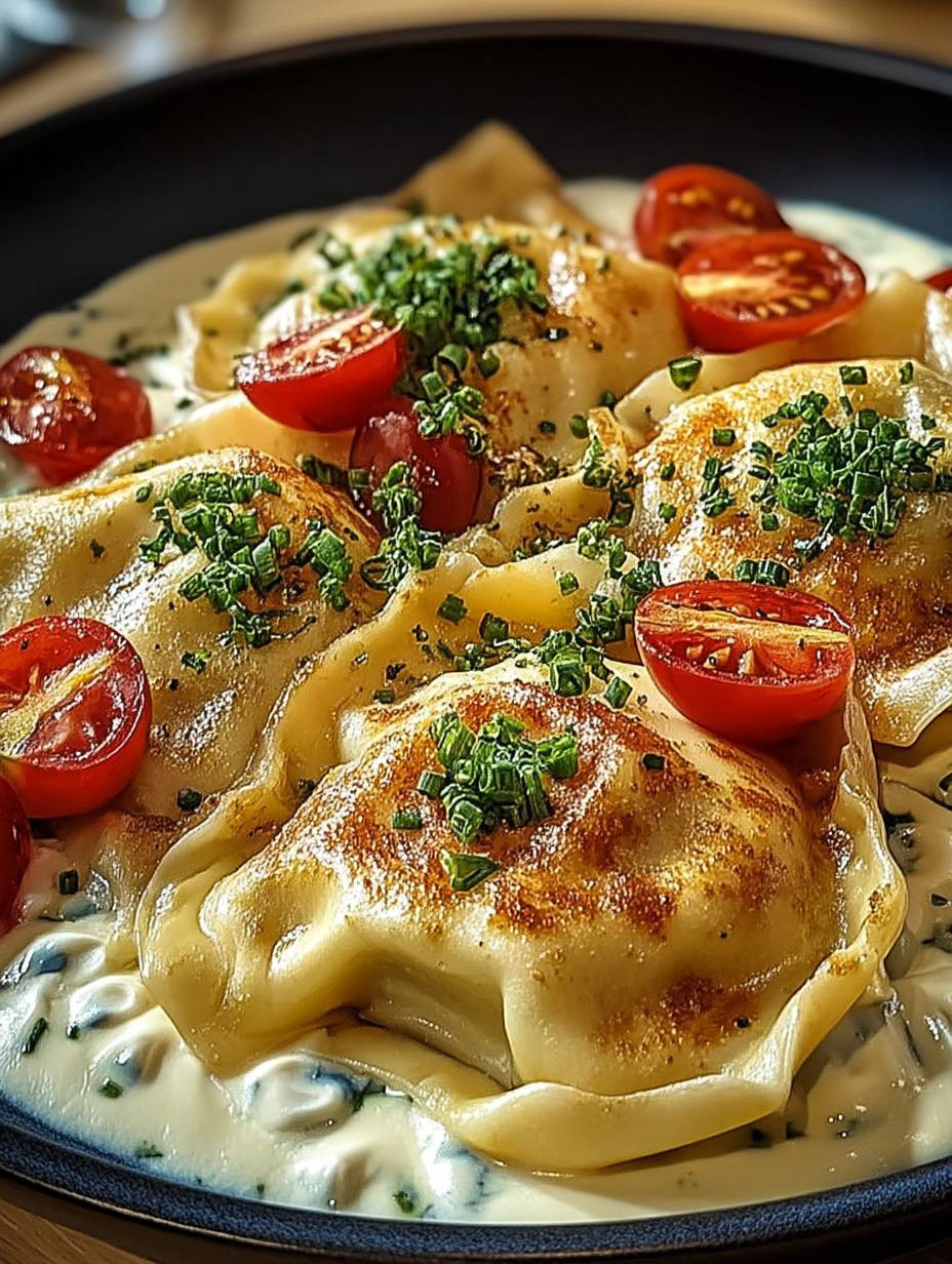 Maultaschen in Käse-Sahne-Sauce image 2