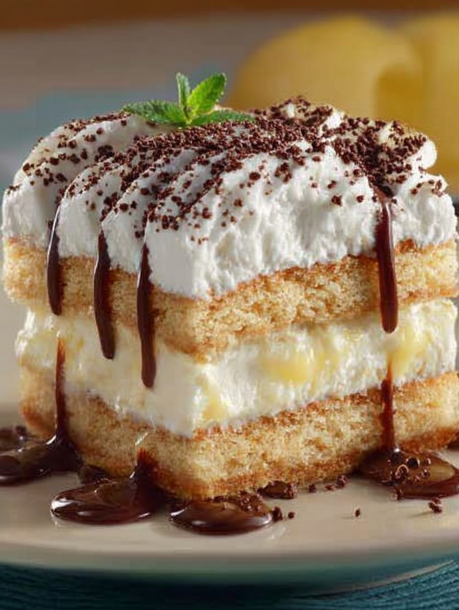 Pudding-Butterkeks-Kuchen ohne Backen image 2