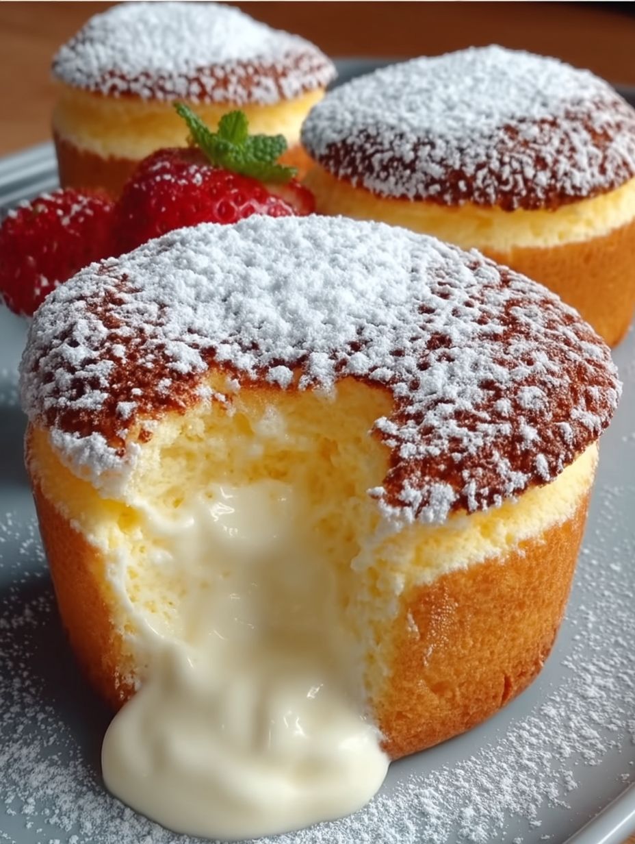 Quark-Muffins mit Vanillepudding image 2