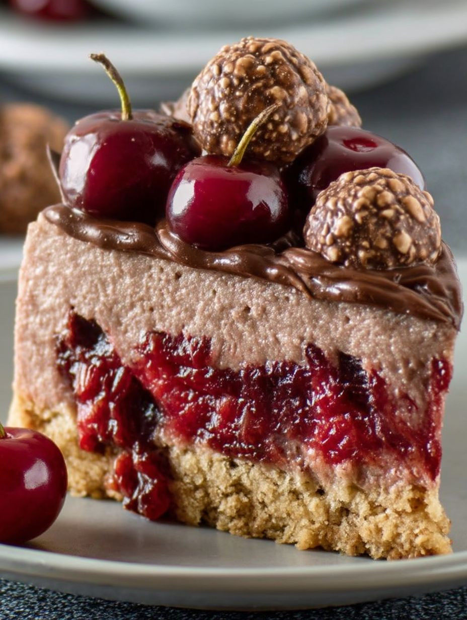 Rocher-Torte mit Kirschen image 2