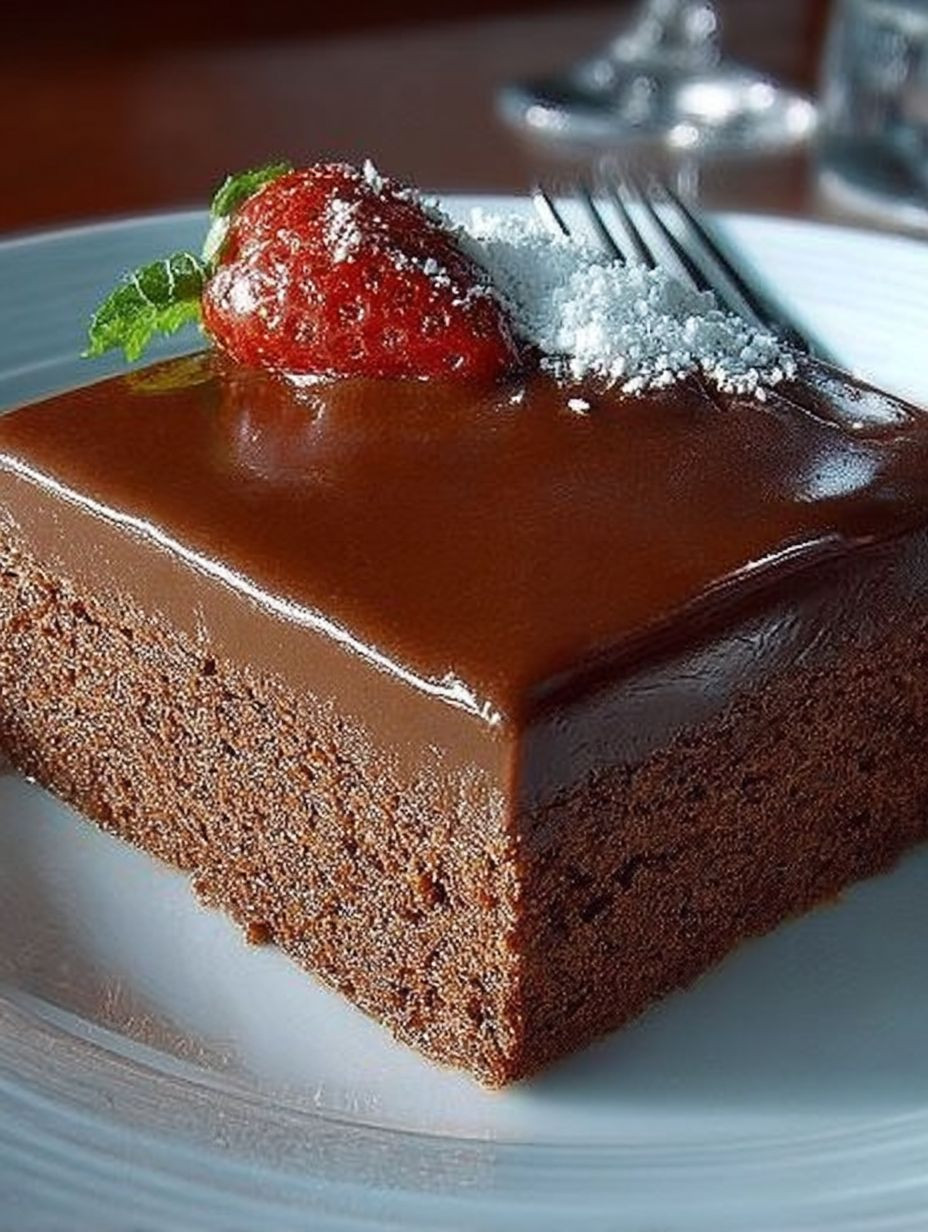 Schoko Pudding Kuchen vom Blech image 2