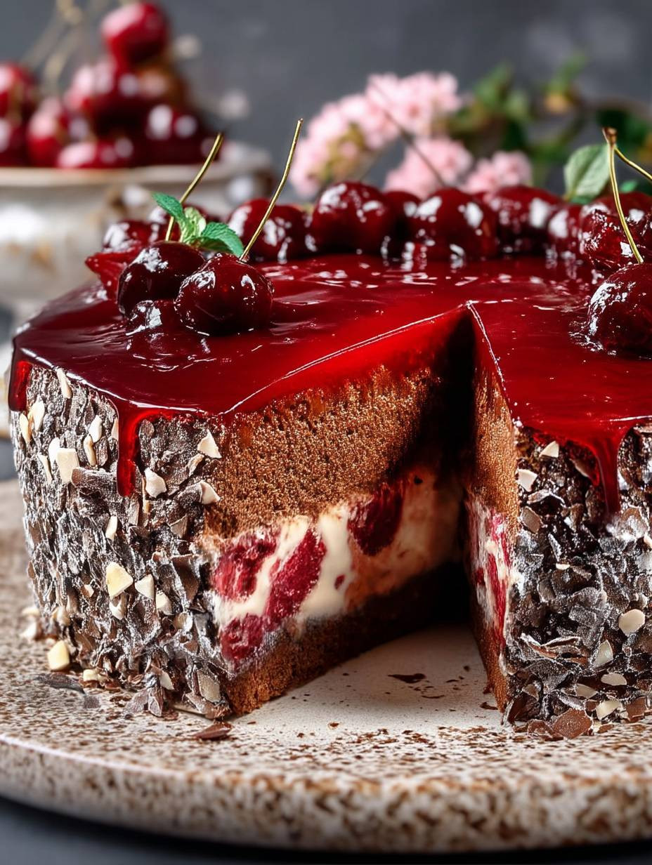 Stracciatella-Kirsch-Torte image 2