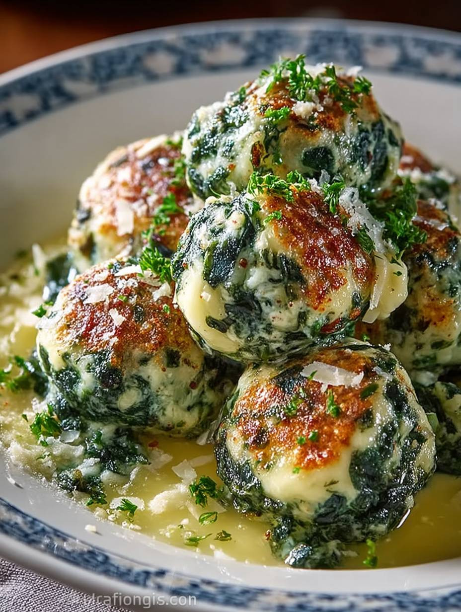 Super leckere Low Carb Käse Spinat Nocken ohne Mehl image 2