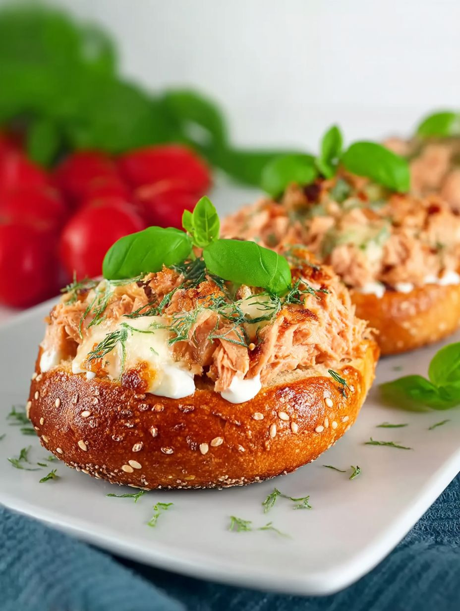 Überbackene Brötchen mit Thunfisch image 2