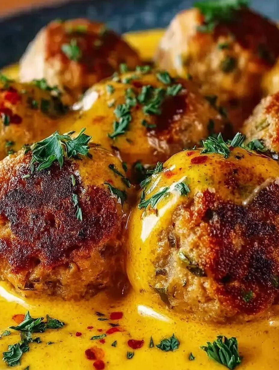 Vegane Linsenknödel in Curry-Sauce image 2